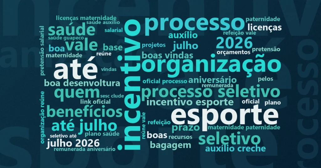 Nuvem de palavras com os termos centrais da notícia 'Luta pela Paz abre vaga de Analista de Prestação de Contas no Rio' no Terceiro Setor