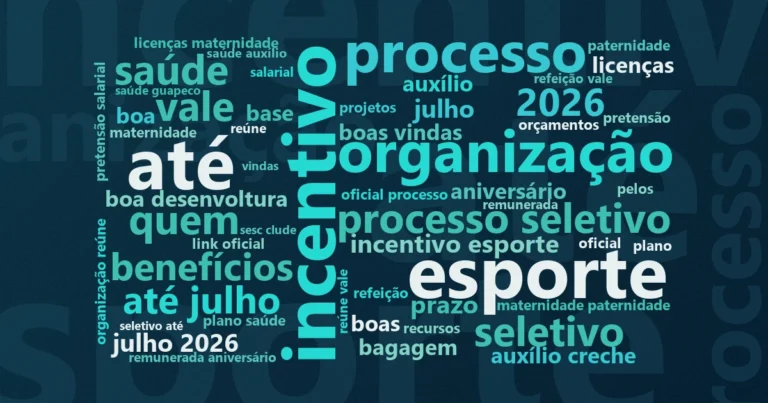 Nuvem de palavras com os termos centrais da notícia 'Luta pela Paz abre vaga de Analista de Prestação de Contas no Rio' no Terceiro Setor
